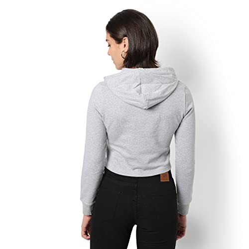 Image of PINACOLADA Women's Double Striped Hoodie with Ribbed Hem for Casual Wear | Hooded Neck | Long Sleeve | Pull On Closure | Cotton Sweatshirt Crafted with Comfort Fit for Everyday Wear