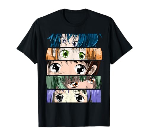 Japanese Anime Girls Boys Gift Otaku Manga Kawaii Anime T-Shirt