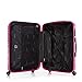 WITTCHEN Maleta Mediana Trolley Mediana Carcasa rígida de ABS 4 Ruedas giratorias Cerradura de combinación asa telescópica Groove Line Rosa Ryanair Imagen de WITTCHEN Maleta Mediana Trolley Mediana Carcasa rígida de ABS 4 Ruedas giratorias Cerradura de combinación asa telescópica Groove Line Rosa Ryanair
