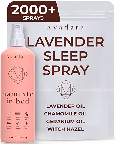Ayadara Namaste Bed & Linen Mist - Lavender Pillow...