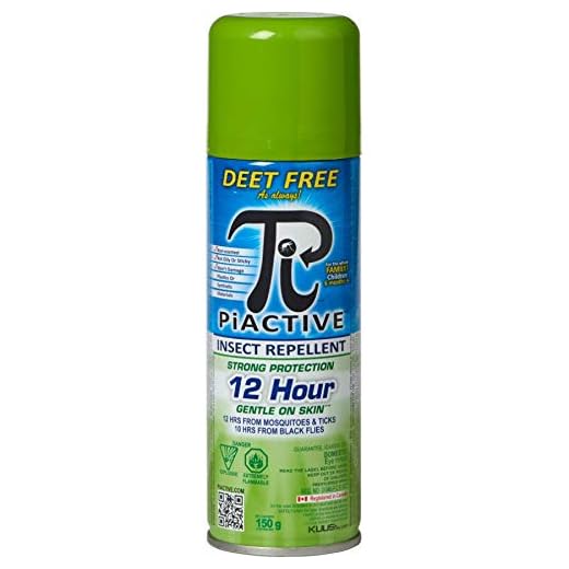 PIACTIVE™ Entire Family 100% Deet Free 12hr! 150g Bag on Valve airosol equiv. to 214g