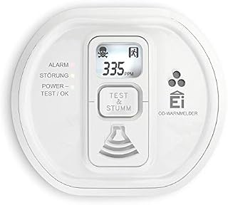 Ei Electronics Professional EI208IDW-3XD EI208IDW i- Series Carbon Monoxide Detector with LCD Display and Built-in 10-Year Lithium. Wireless networkable with Radio Module Ei200MRF, 3 V, White