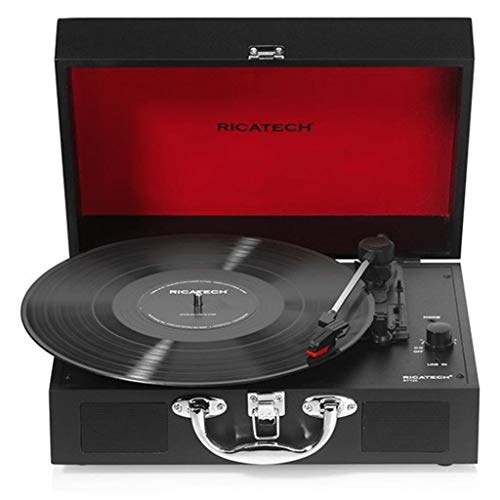 Ricatech RTT20 Tourne-disque, Tourne-disque portable léger avec haut-parleurs, Trois Vitesses, Supporte la sortie RCA… - Les Beatles, Paul McCartney, John Lennon, RIngo Starr, George Harrison Ricatech RTT20 Tourne-disque, Tourne-disque portable léger avec haut-parleurs, Trois Vitesses, Supporte la sortie RCA… – Image 3