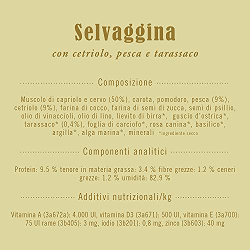 Terra Canis Wild, Gurke & Pfirsich - Nassfutter Light, 400g I Premium Hundefutter mit Inhaltsstoffen in 100% authentischer human-grade Qualität I kalorienarm & glutenfrei