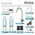 KRAUS Purita 2-Stage Under-Sink Filtration System with Single Handle Drinking Water Filter Faucet in Matte Black
