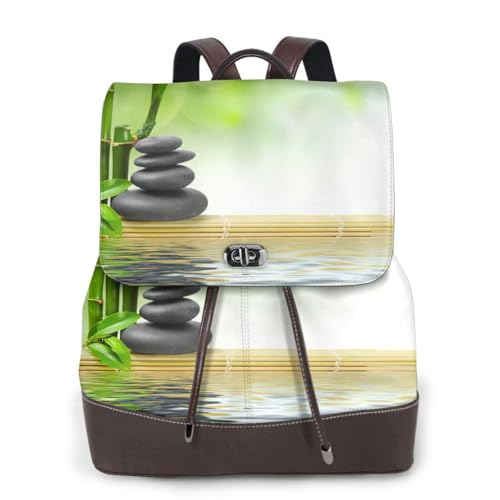Sac à dos en cuir ordinateur femme dos protégé et mains libres