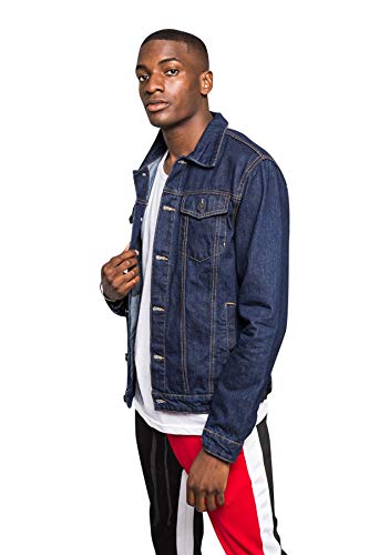Image of VICTORIOUS Men's Distressed Denim Jacket