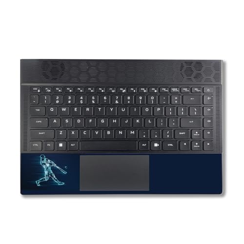 Image of MightySkins Skin Compatible with Alienware X14 R2 (2023) Full Wrap Kit - Glow Baseball | Protective, Durable, and Unique Vinyl Decal wrap Cover | Easy to Apply & Change Styles | Made in The USA
