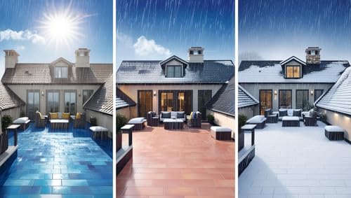 Image of Indigo Tile Coat Platinum Series - Premium Roof Tile Coating | Vibrant Non-Fading Colours | Rich Sheen Finish | Anti-Fungal & Water-Resistant | Exterior Use | 20 L Peacock Blue