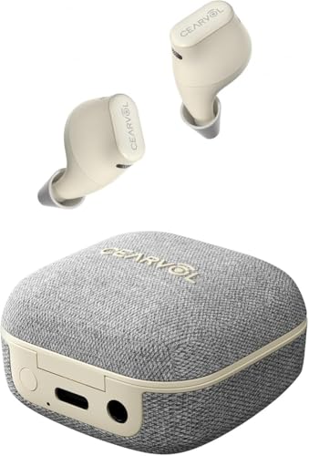 Cearvol Wave Lite Amplificador de Sonido para Personas Mayores con Bluetooth, Control Mediante App, Entrada AUX y Tecnología de Reducción de Ruido, Blanco Estelar