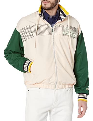 Lacoste Men's Full Zip Varsity Bomber Jacket