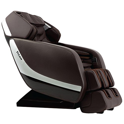 Titan PRO Jupiter XL B Massage Chair, Brown, Zero Graivty Recline System, 3D Massage Technology, L-Track Massage, Rolling and Scrapping Dual Action Foot Massage, 9 Pre-Set Program