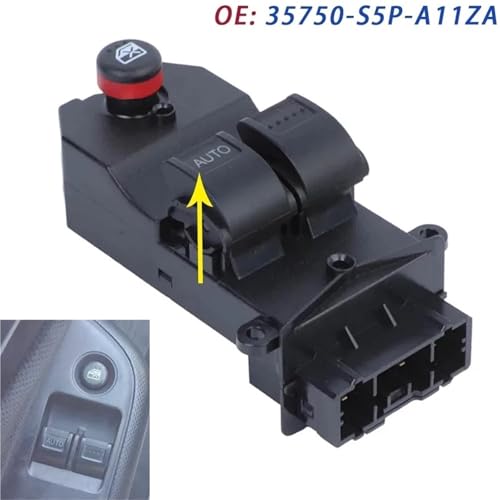 Bouton commande lève-vitre Civic 2001-2005 finition origine