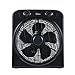 Ardes AR5B30A Ventilatore Portatile Rinfrescante da Pavimento o Tavolo con 5 Pale e 3 Livelli di Intensità e Rotazione 360 Gradi Ventilatore da Terra Box Floor Nero