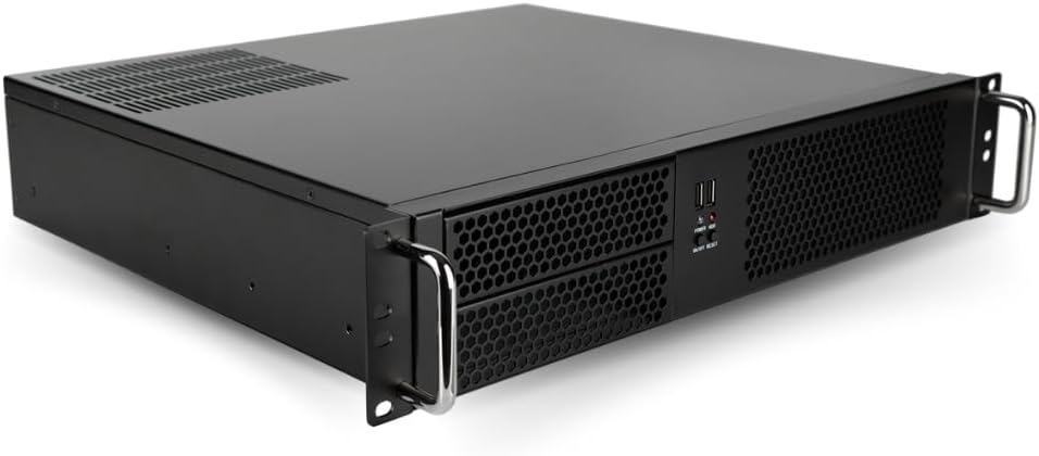2U Rackmount Computer with AMD Ryzen 7 5700G CPU, 32GB RAM, 1TB SSD – Quiet & Powerful Server/Desktop PC