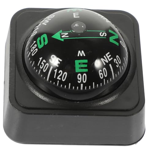 Garneck Car Compass Ball Dashboard Decor for Vehicle Navigation Durable for Trucks Boats Off Road Vehicles Reliable Direction Guidance for Road Camping Trips