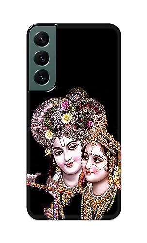 Image of PRINTFIDAA� Printed Hard Back Cover Case for Samsung Galaxy S22 5G Back Cover (Radha Krishna) -2808