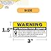 TOTOMO 8pc GPS Tracking Sticker Anti-Theft Car Vehicle Warning Sign - 3