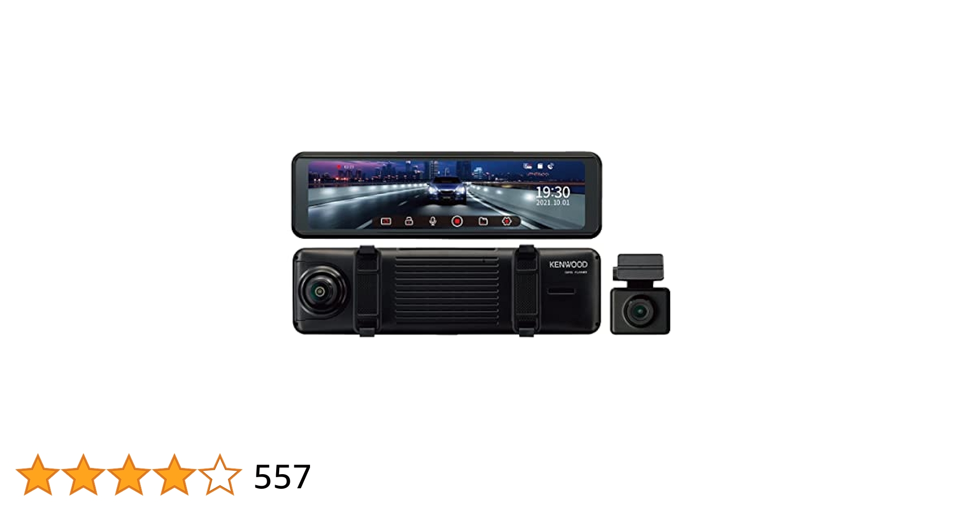 Amazon | ケンウッド ドライブレコーダー DRV-EM3700 ミラー型