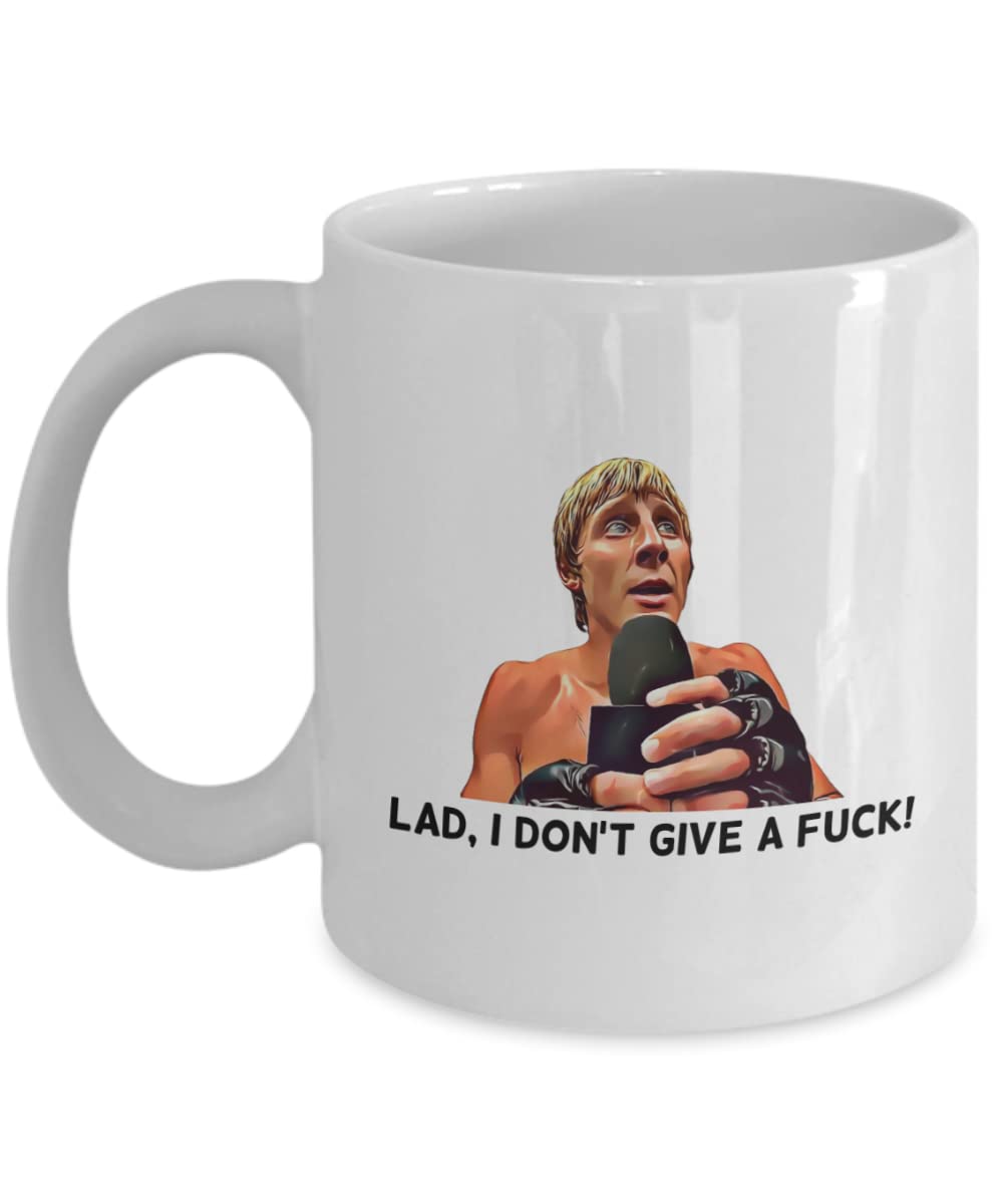 Paddy 'The Baddy' Pimblett - Lad, I Don't Give A Fuck! Funny Gift Slogan Mug SK576