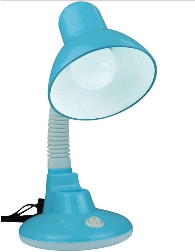 Lámpara De Lectura LED, Protección Ocular, Luz De Lectura, Sombrero, Mesa, Lámparas Escritorio Ahorro Energía para Trabajo, Estudio, Dormitorio, Oficina para Ojos(Blue)