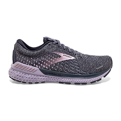 Image of Brooks Women's Adrenaline GTS 21 Supportive Running Shoe - Ombre /Lavender /Metallic - 9.5 Medium