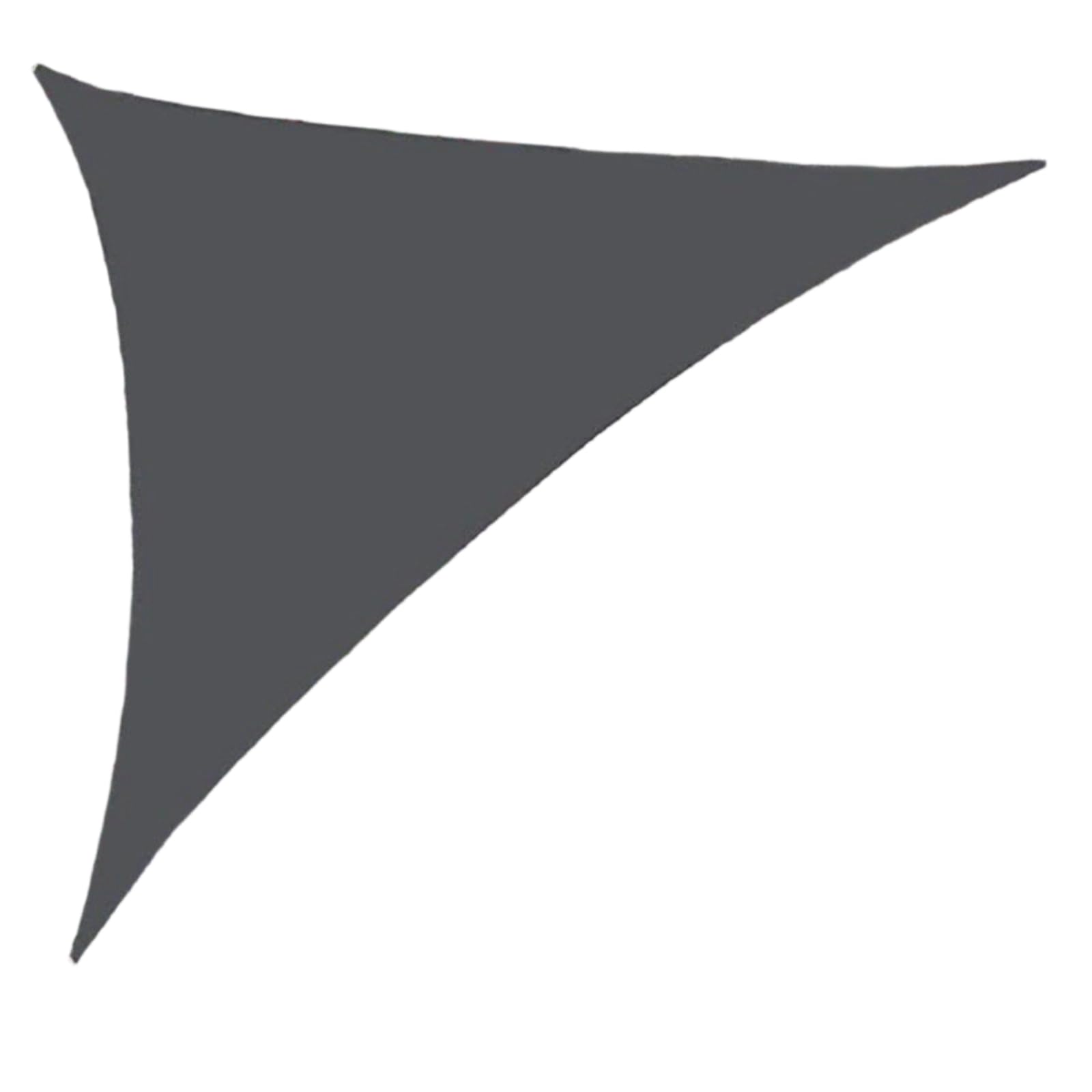 Wear-Resistant Waterproof Sun Shade Sail Reinforced Corners Triangular Shade Sail Storage Bag Outdoor Cover Heat Reduction for Balcony, Patio, Courtyard, Rooftop, Gray, 6-6-6m-image-29