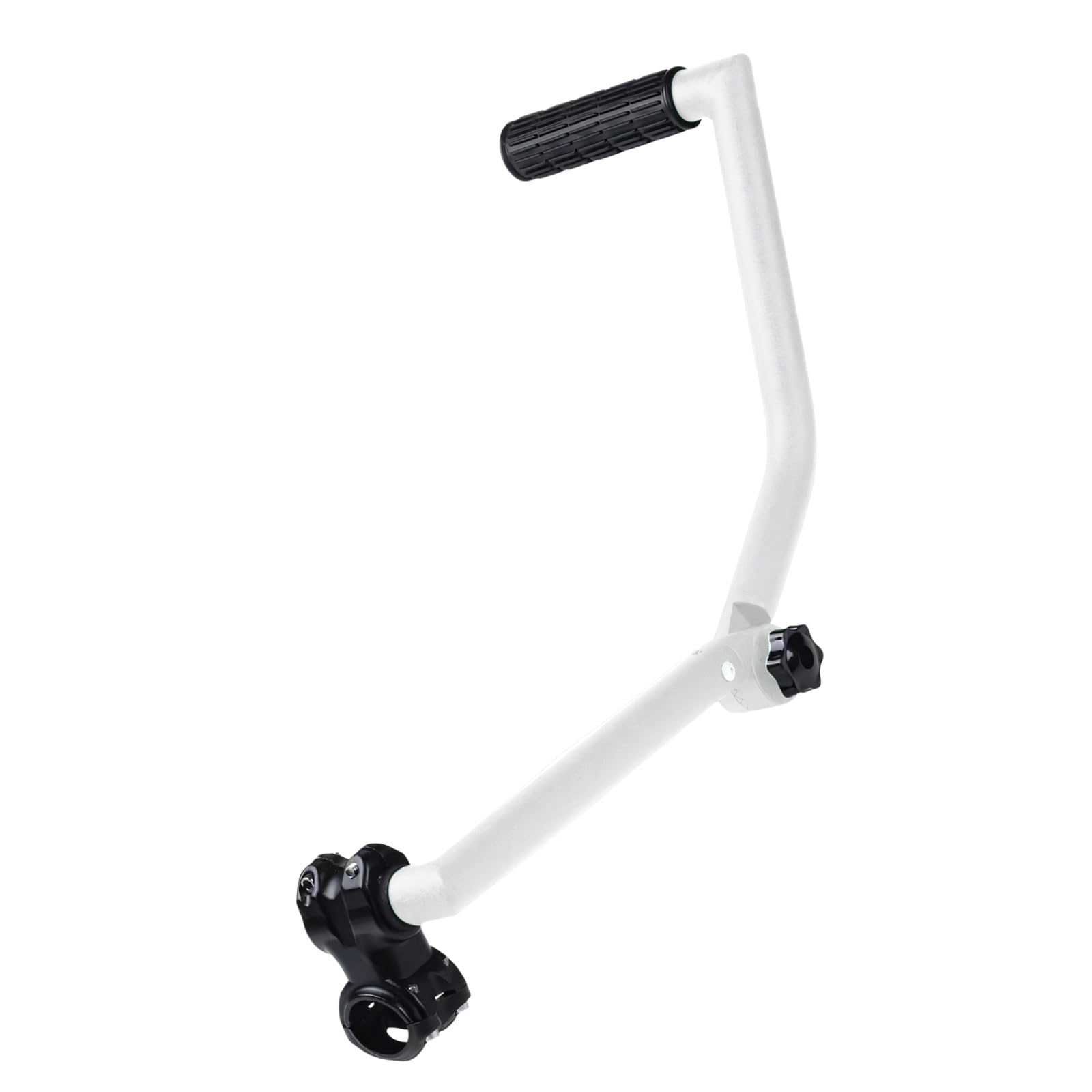 Piceioep White Sturdy Foldable Lawns Handle Extension Ergonomic Garden Tool Grips For Reducing Strain During Prolonged Use Brush Cutter Adapter