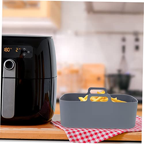 PRETYZOOM Forro Reutilizable para Freidora de Aire, Bandeja Antigrasa de Silicona, Accesorio Práctico para Cocinar y Evitar que los Alimentos Se Peguen miniatura 4