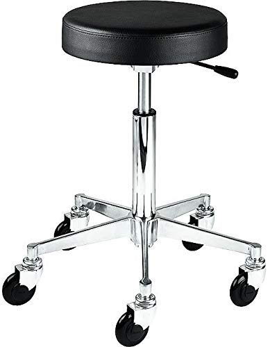EfalockClictec Round Cutting Stool, Medium, Silver