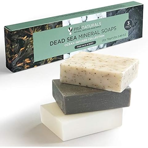 Jabones del Mar Muerto de PraNaturals con Minerales Naturales Cover