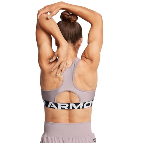 Under Armour Women's HeatGear Mid Impact Branded Bra2