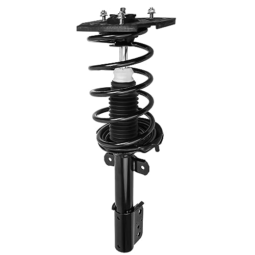 Image of Detroit Axle - 2 Rear Struts for 04-13 Chevy Impala Monte Carlo Pontiac Grand Prix 05-09 Buick LaCrosse (17'' Wheel) Complete Struts with Coil Spring 2005 2006 2007 2008 2009 Replacement Strut Shock