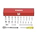 Socket Wrench Set, SAE, 1/4 in. Dr, 25 pc