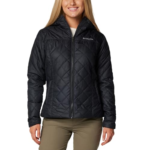 Columbia Women's Copper Crest II Hooded Jacket, Black, Large