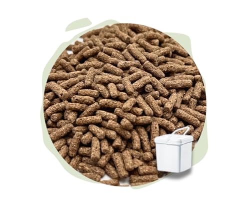 Warnick´s Tierfutterservice Naturhäppchen, Schildkrötenpellets, Schildkrötenfutter - 1000ml Eimer - Naturfutter für Schildkröten und auch Teichfische