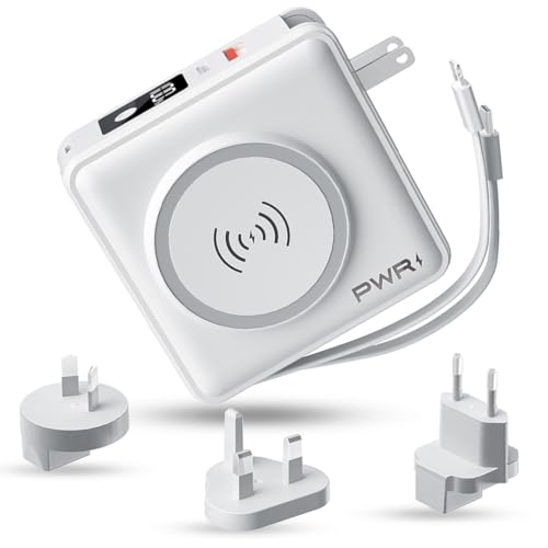 PWR Travel PRO 5-in-1 Power Bank – 5-in-1 PD 20W USB C Power Bank...