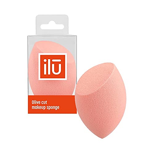 T4B ILU Olive Cut Shaped Makeup Sponge (Orange)