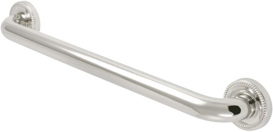 🛒 Crаzу Dеаlѕ Kingston Brass DR914186 Camelon Grab Bar, Polished Nickel