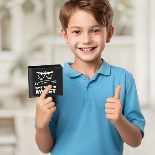 Image of Boys Wallet for Kids, Teen Boy Baseball Wallets 9-12 8-10 8-12, Cool Novelty Leather Bifold Rfid Blocking Purse Coin Pocket Zipper Id Window for Children Men Male Youth Guys Birthday Gifts