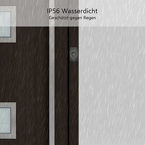 elro db3000 sonnette de porte sans fil avec 2x récepteur à piles 64 mélodies distance sans fil : 300m noir