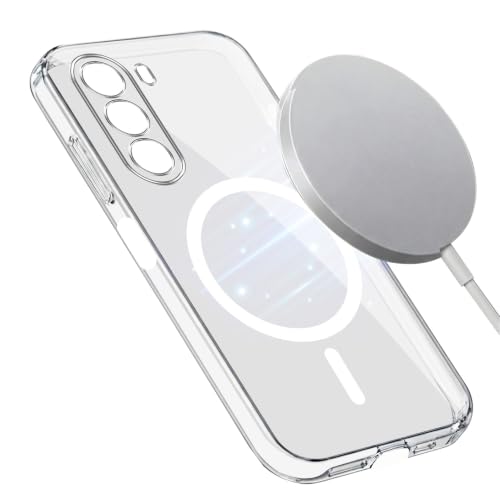 Image of Jkobi Lifetime Anti-Yellow MagSafe Compatible Clear Back Cover Case for OnePlus Nord CE 6 Lite (Sleek Hard Crystal | Shockproof and Camera Protection)