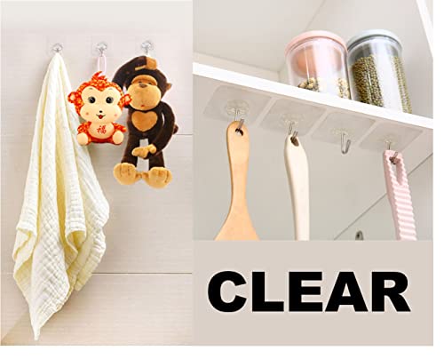33Lbs Adhesive Sticky Hooks For Hanging On Wall Or Ceiling, Heavy Duty, Traceless, No Damage(10Pcs) #TOP3