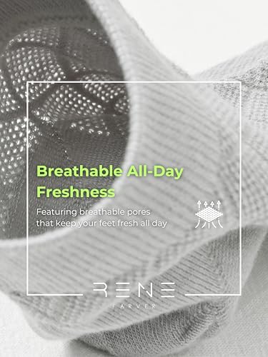 6 Pairs Ankle Socks for Men - 100% Cotton Socks for Men - Breathable Low Cut Casual Sock - Mens Ankle Sock4