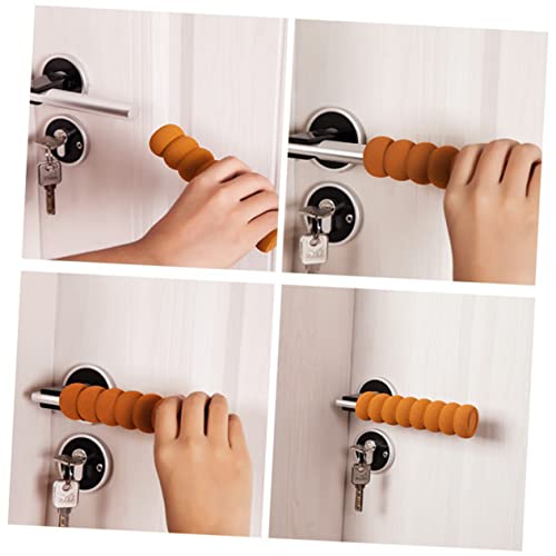 Image of Baby Door Handle Lock 4Pcs Safety Door Handle Covers Childproof Door Knob Protector Cover Non-Slip Eva Cover for Kids in Schools Kindergartens Hospitals