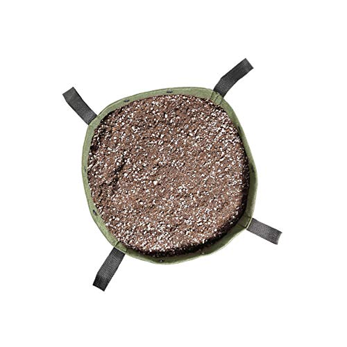 Vaso Feltro Plantas 50 Litros Com Alças - King Pot (Verde)