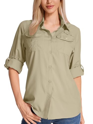 Jogwits Camicia da Safari a Maniche Lunghe da...
