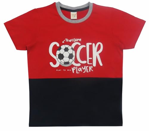 Image of Clothe Funn Boys Printed Cotton Half Sleeves T-Shirt & Pant Set