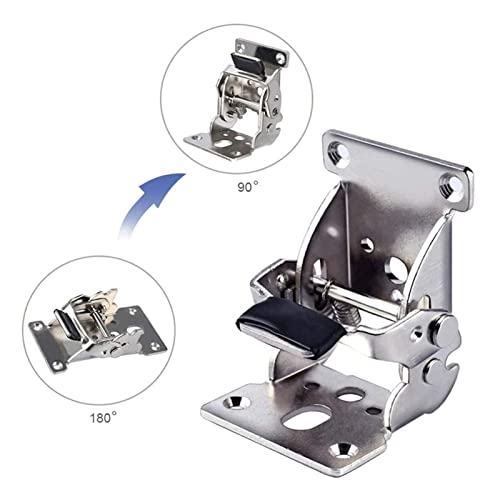 Support pliable pour table de cuisine escamotable et aménagement de van - 4