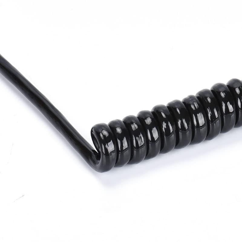 cavo a spirale Cavo a spirale quadrato a 2 nuclei da 1,5 mm Cavo rosso da 1, 5 mm2 Cavo di alimentazione a molla in rame prolunga a spirale (Size